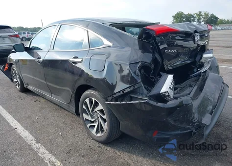 2016 Honda Civic Ex из США, поврежденный, VIN 2HGFC2F7XGH572007